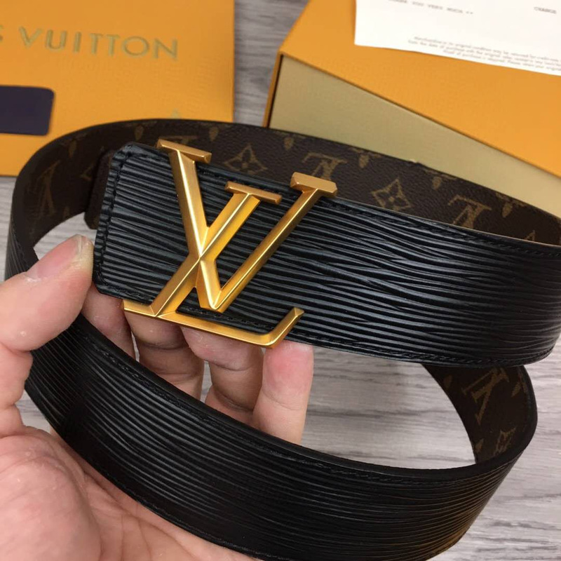 l**is V*t*n initiales reversible belt (golden buckle)