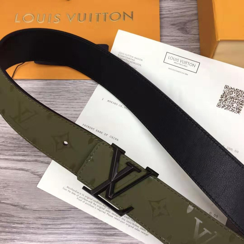 l**is V*t*n monogram green belt