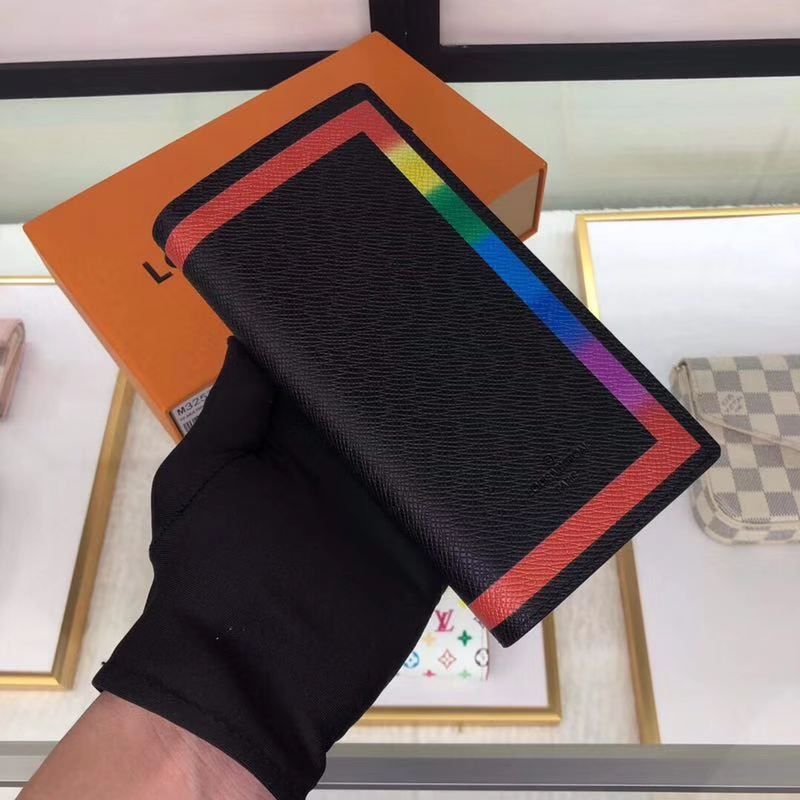 l**is V*t*n multi-colored outline brazza wallet