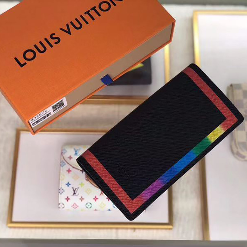 l**is V*t*n multi-colored outline brazza wallet