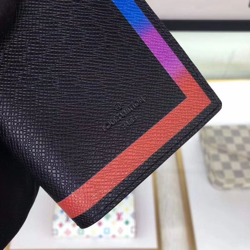 l**is V*t*n multi-colored outline brazza wallet