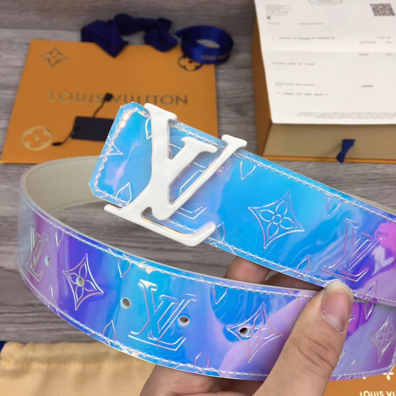 l**is V*t*n iridescent monogram 40mm belt