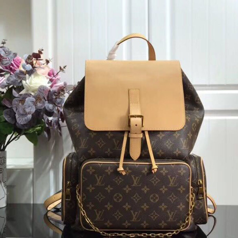 l**is V*t*n monogram canvas montsouris mm backpack