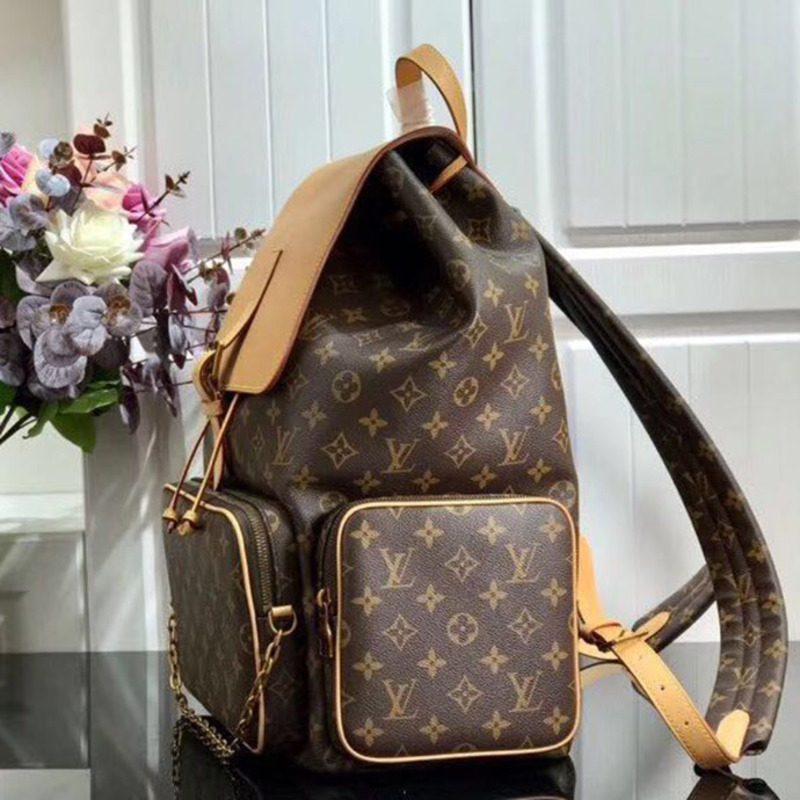 l**is V*t*n monogram canvas montsouris mm backpack