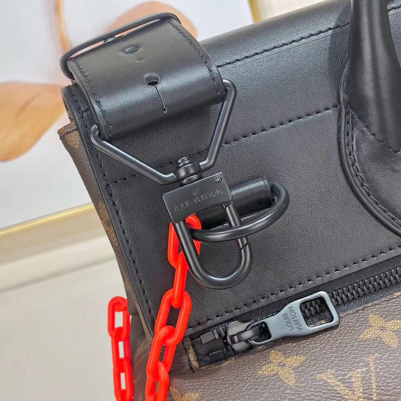 l**is V*t*n virgil abloh handle belt bag monogram orange