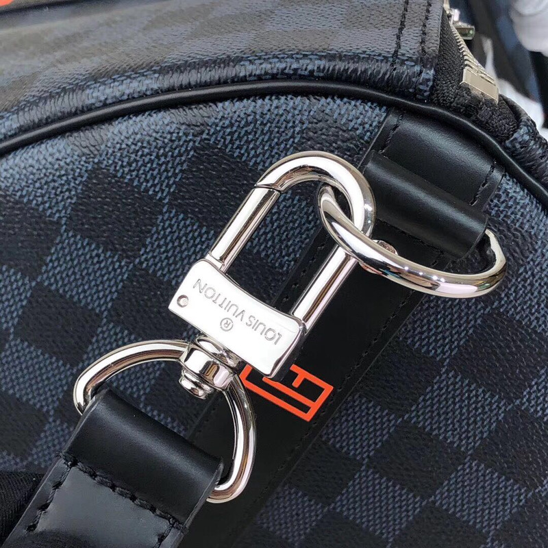 l**is V*t*n damier cobalt race keepall bandouliere 50