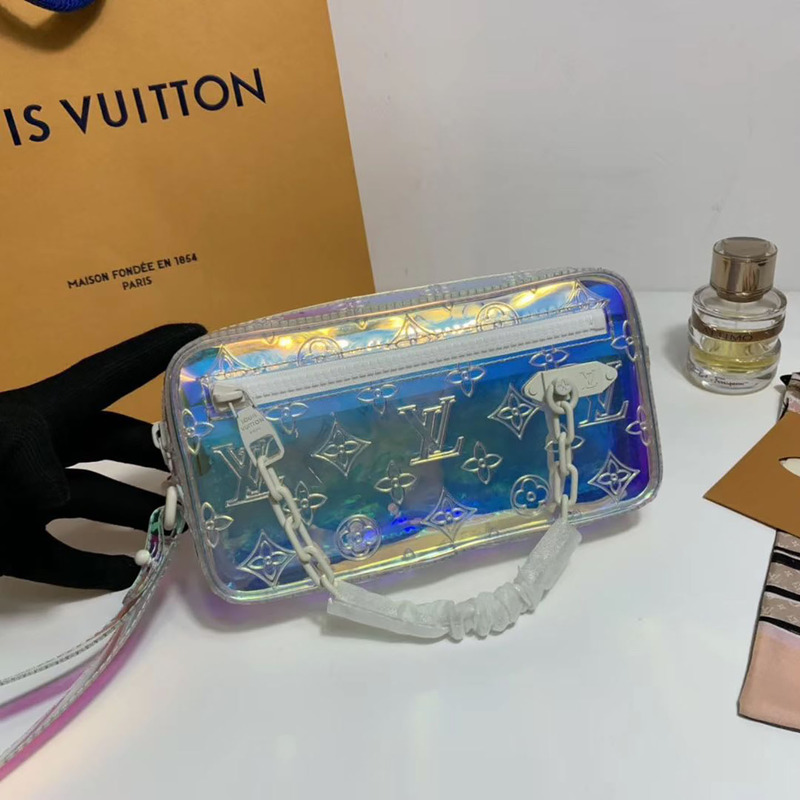 l**is V*t*n transparent shoulder bag