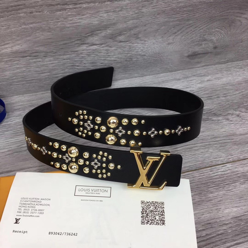 l**is V*t*n iconic 35mm belt in black