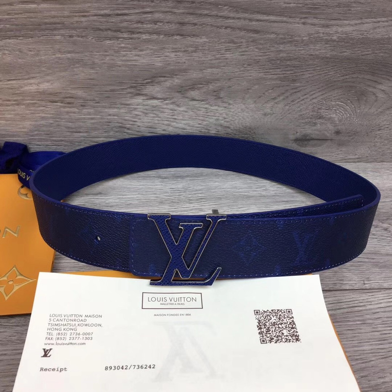 l**is V*t*n initiales reversible belt in blue