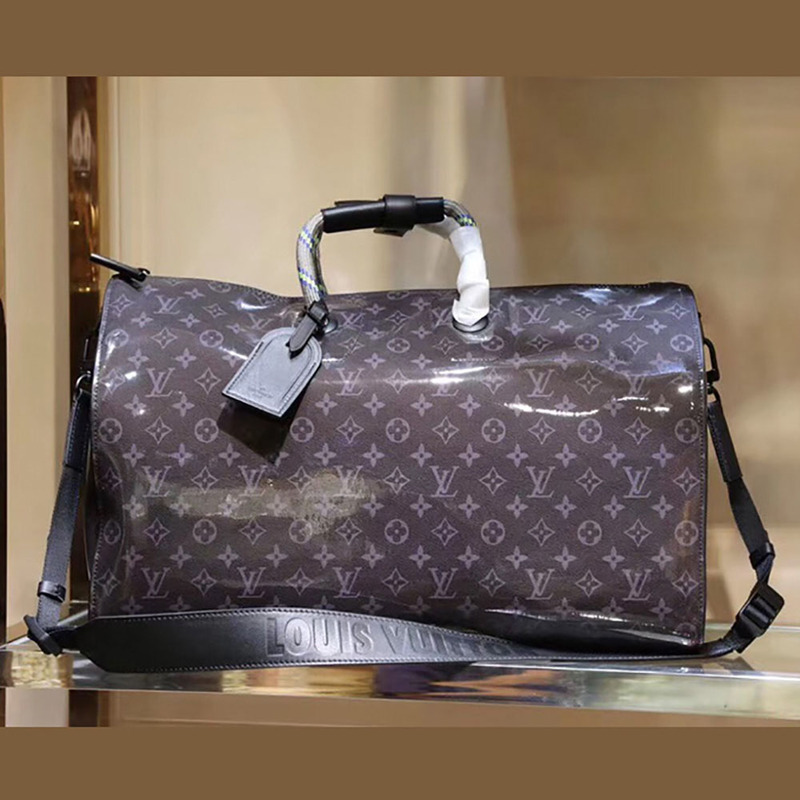 l**is V*t*n keepall bandouliere 50 monogram glaze duffle bag