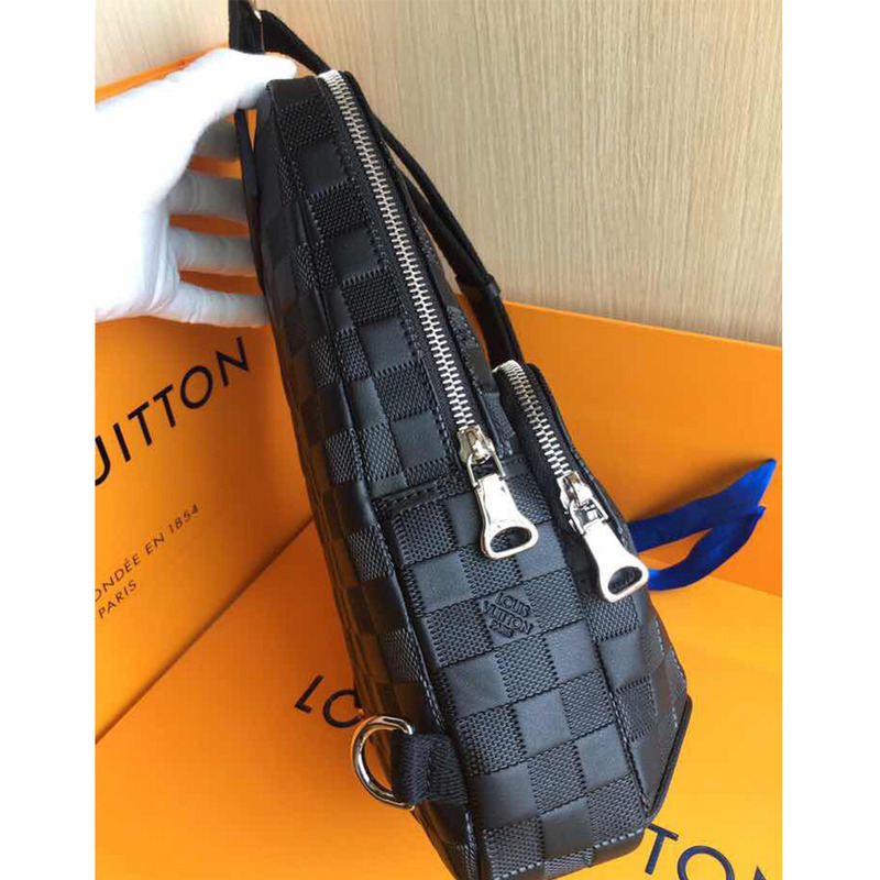 l**is V*t*n black argyle bag