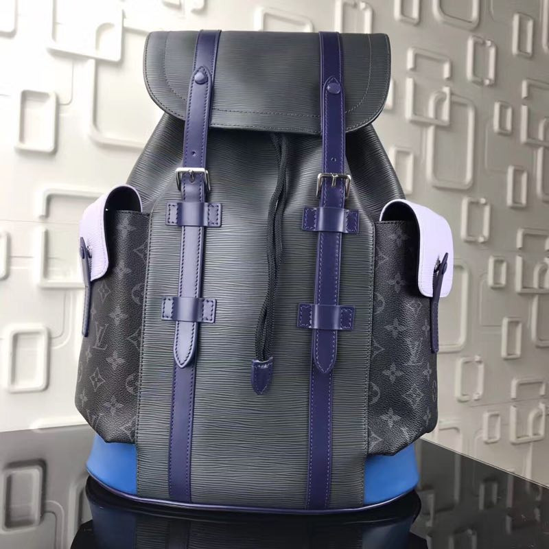 l**is V*t*n leather backpack