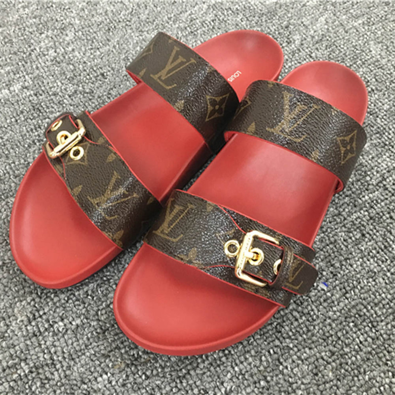 l**is V*t*n sandals red sole