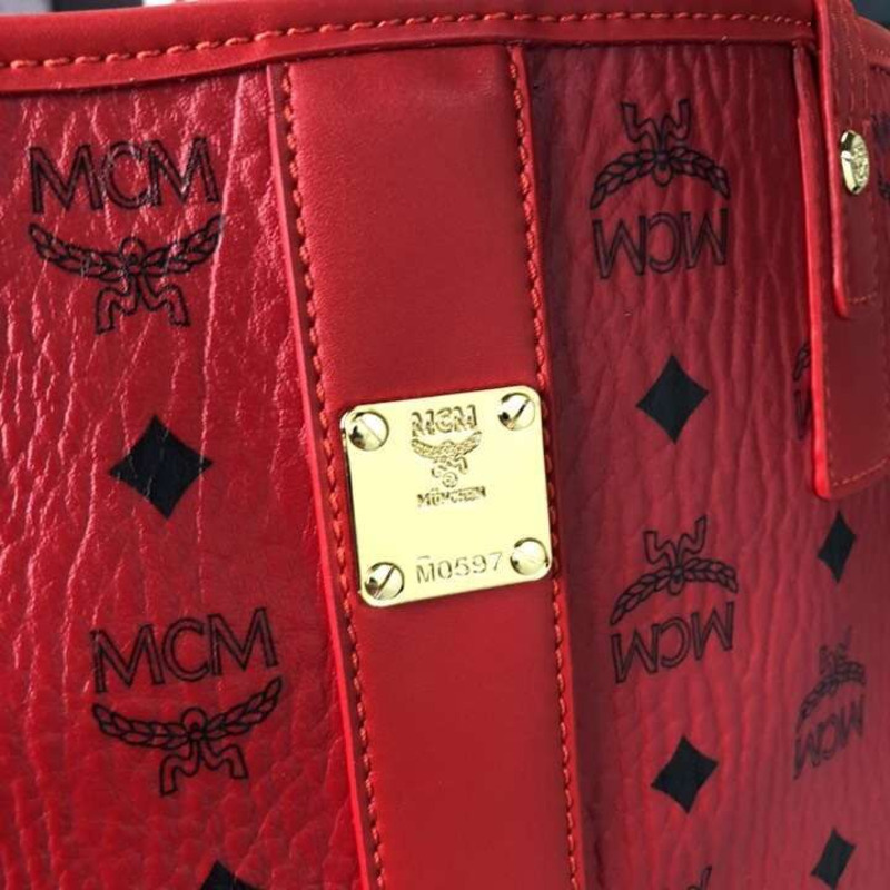 MCM mother bag red