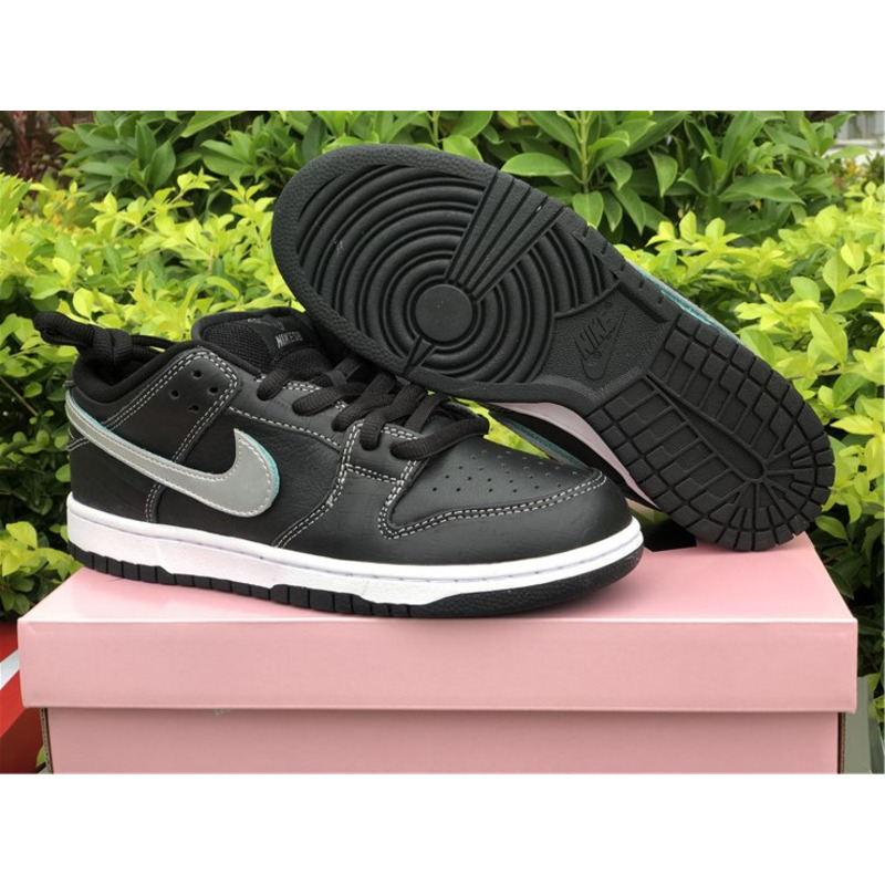 Diamond x Nike SB Dunk Low "Black" BV1310 001 Sneakers Men Women