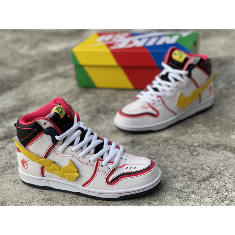 Gundam x Nike SB Dunk High DH7717 100 Sneakers Men Women