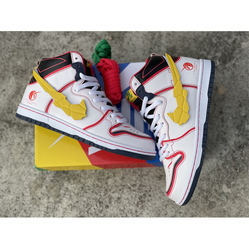 Gundam x Nike SB Dunk High DH7717 100 Sneakers Men Women