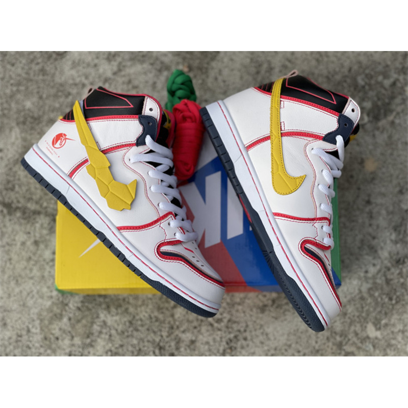 Gundam x Nike SB Dunk High DH7717 100 Sneakers Men Women