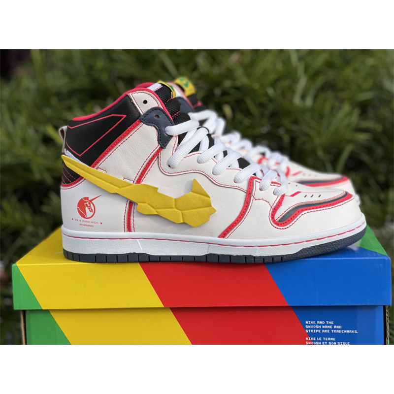 Gundam x Nike SB Dunk High DH7717 100 Sneakers Men Women