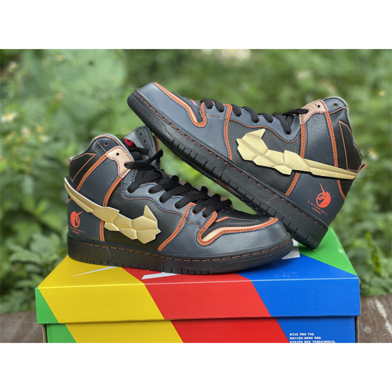 Gundam x Nike SB Dunk High DH7717 400 Sneakers Men Women