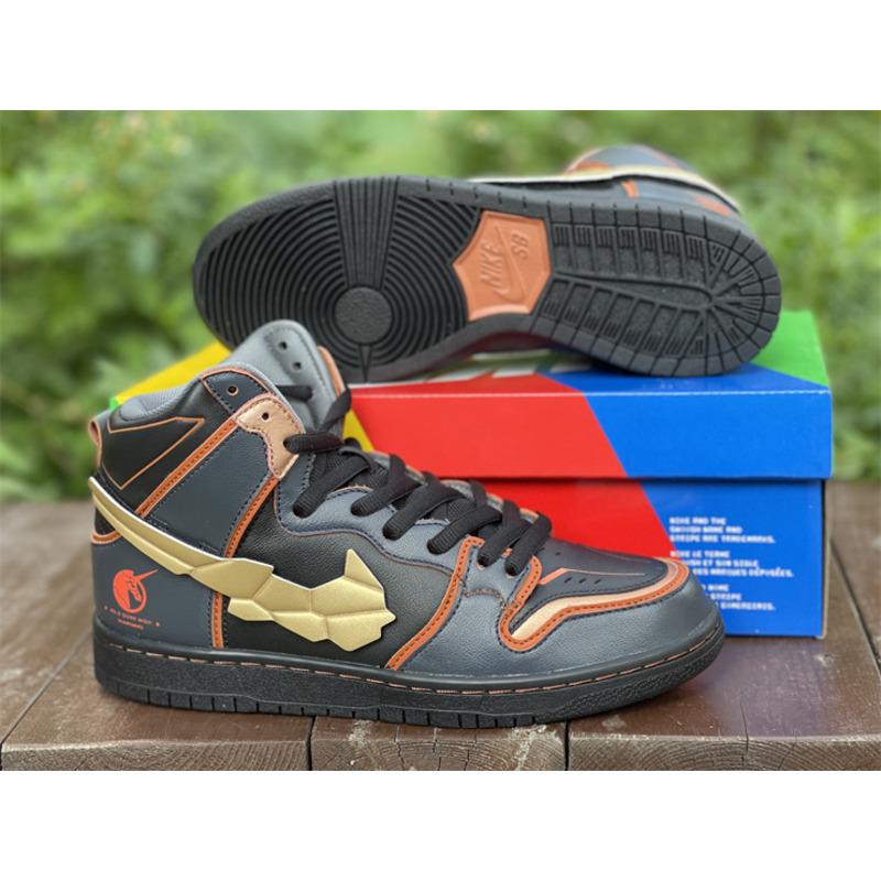 Gundam x Nike SB Dunk High DH7717 400 Sneakers Men Women