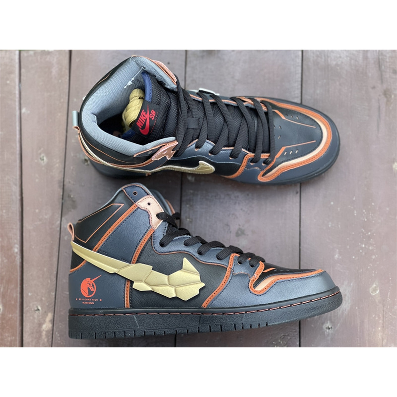 Gundam x Nike SB Dunk High DH7717 400 Sneakers Men Women