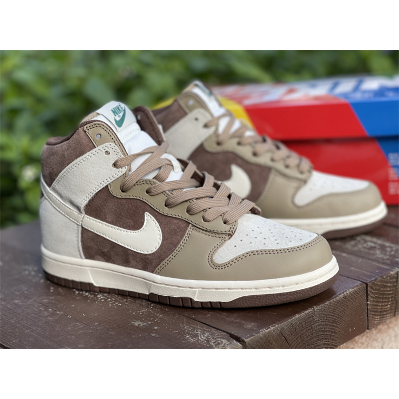 Nike Dunk High "Light Chocolate" DH5348 100 Sneakers Men Women