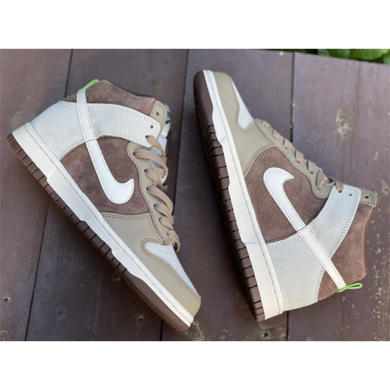 Nike Dunk High "Light Chocolate" DH5348 100 Sneakers Men Women