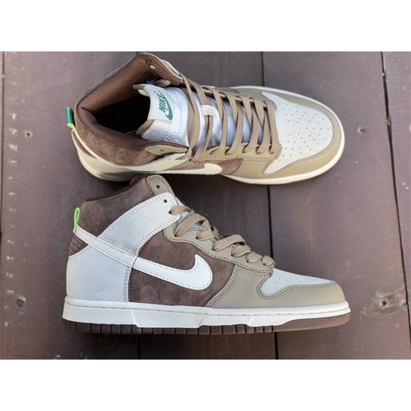 Nike Dunk High "Light Chocolate" DH5348 100 Sneakers Men Women