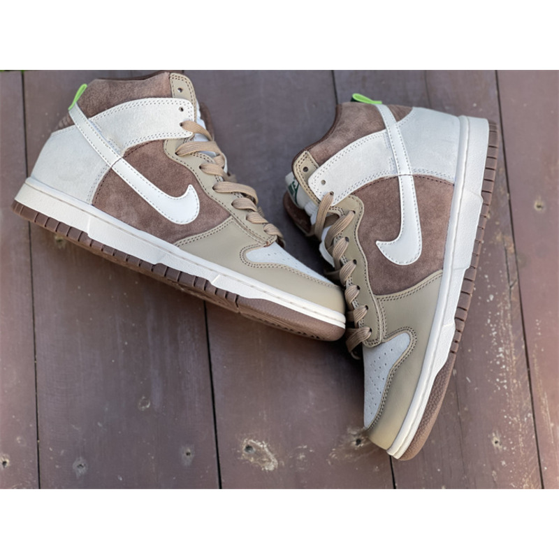 Nike Dunk High "Light Chocolate" DH5348 100 Sneakers Men Women