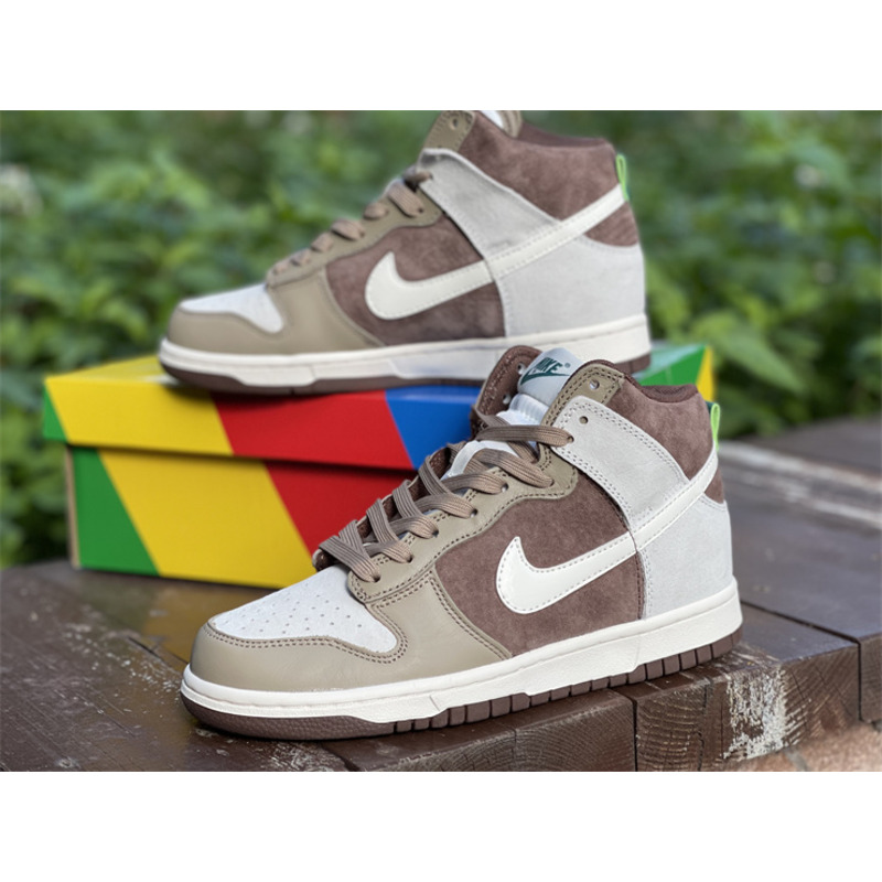 Nike Dunk High "Light Chocolate" DH5348 100 Sneakers Men Women