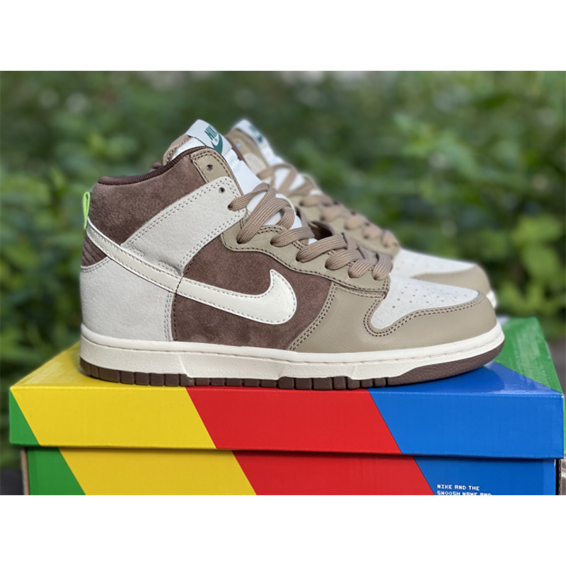 Nike Dunk High "Light Chocolate" DH5348 100 Sneakers Men Women