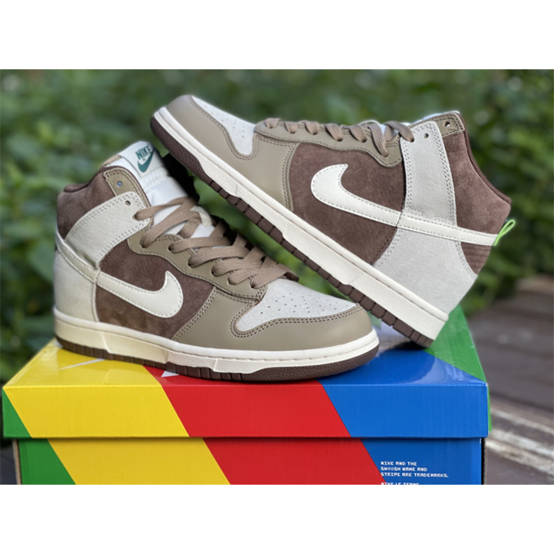 Nike Dunk High "Light Chocolate" DH5348 100 Sneakers Men Women