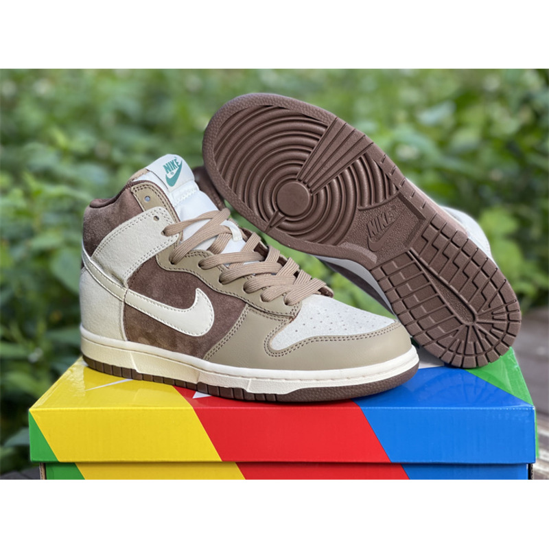 Nike Dunk High "Light Chocolate" DH5348 100 Sneakers Men Women