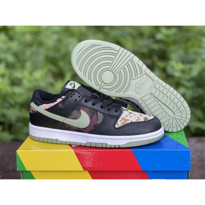 Nike Dunk Low "Crazy Camo"DH0957 001 Sneakers Men Women