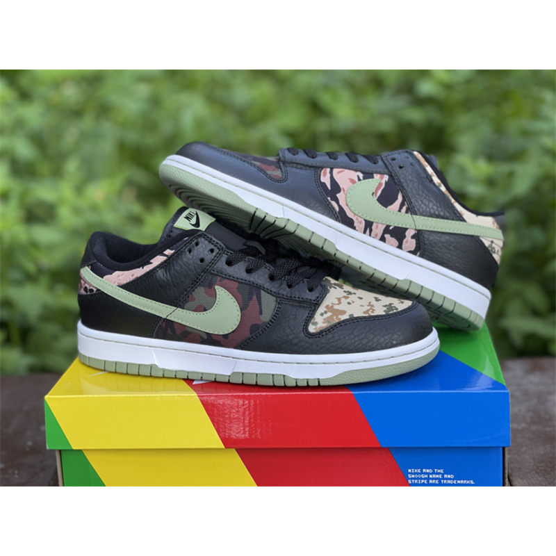 Nike Dunk Low "Crazy Camo"DH0957 001 Sneakers Men Women