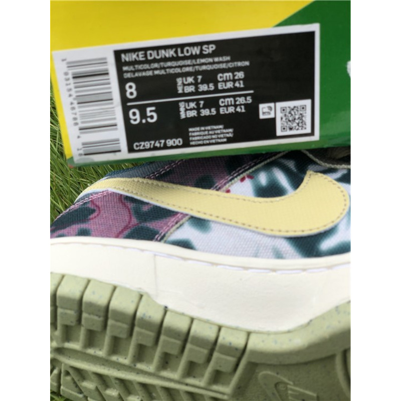 Nike Dunk Low SP "Lemon Wash" CZ9747 900 Sneakers Men Women