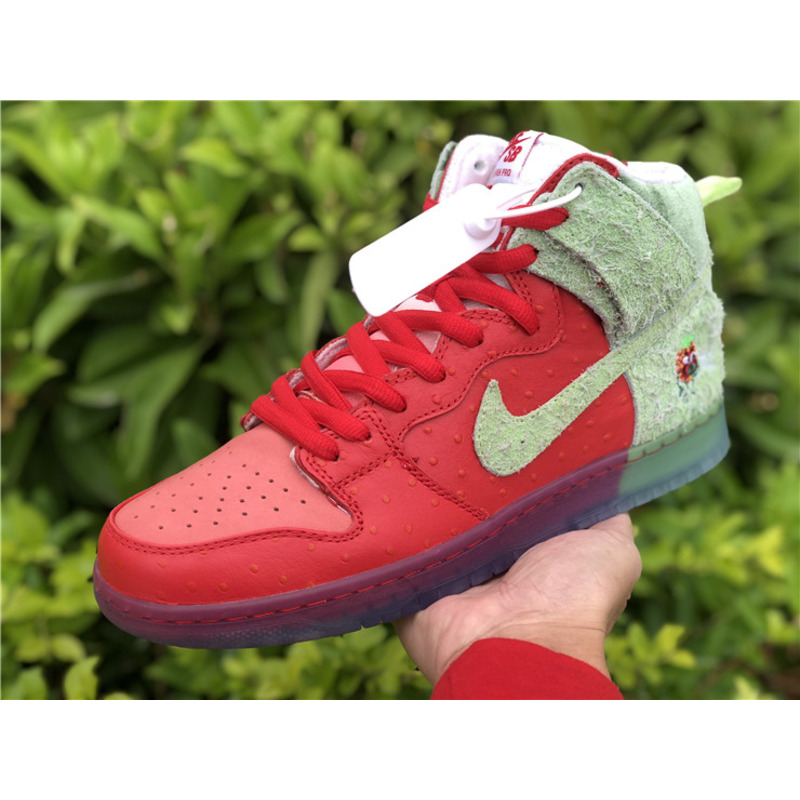 Nike SB Dunk High "Strawberry Cough" CW7093 600 Sneakers Men Women