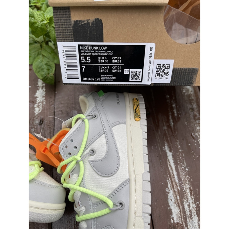 OFF White x Air Dunk SB LOFF W DM1602 128 Sneakers Men Women