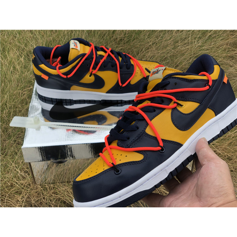 OFF White x Nike Dunk LOFF W "University Gold" CT0856 700 Sneakers Men Women