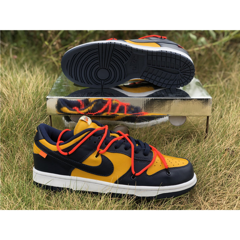 OFF White x Nike Dunk LOFF W "University Gold" CT0856 700 Sneakers Men Women