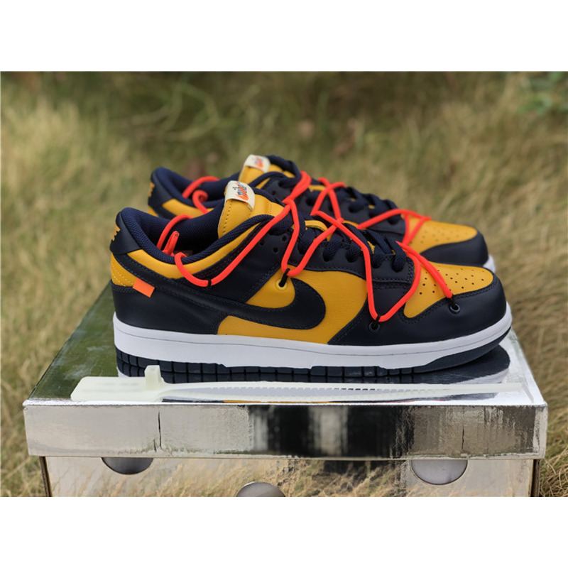 OFF White x Nike Dunk LOFF W "University Gold" CT0856 700 Sneakers Men Women