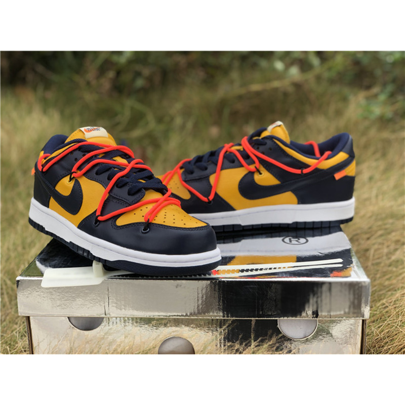 OFF White x Nike Dunk LOFF W "University Gold" CT0856 700 Sneakers Men Women