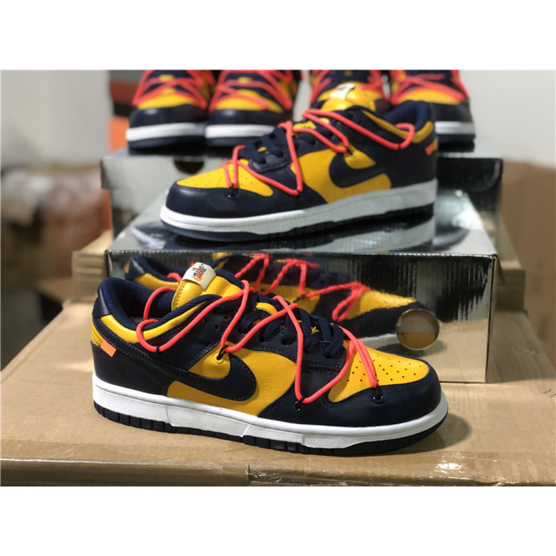 OFF White x Nike Dunk LOFF W "University Gold" CT0856 700 Sneakers Men Women