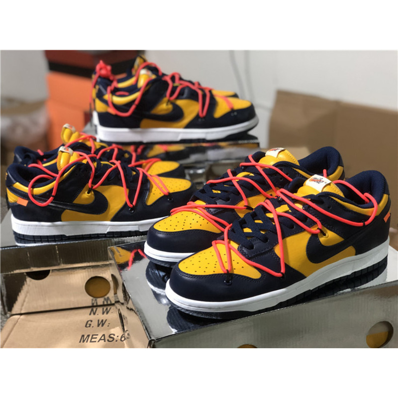 OFF White x Nike Dunk LOFF W "University Gold" CT0856 700 Sneakers Men Women