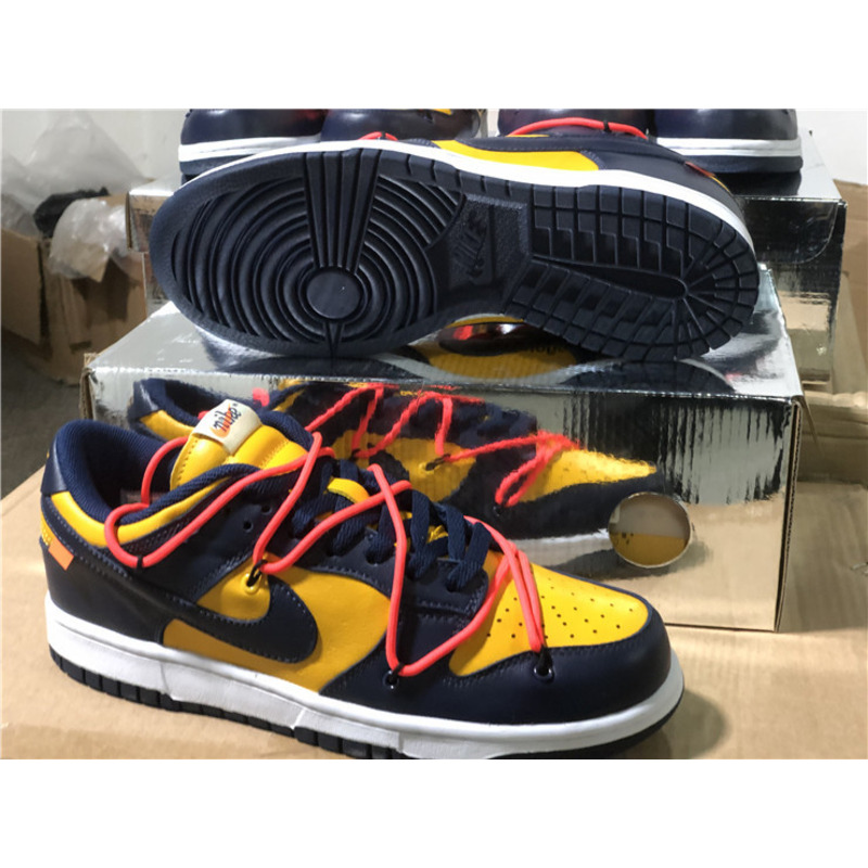 OFF White x Nike Dunk LOFF W "University Gold" CT0856 700 Sneakers Men Women