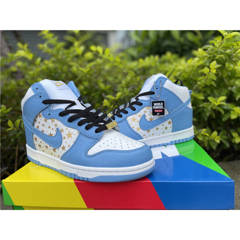 Sup*e x dunk high pro sb "blue 307385 141 sneakers men women