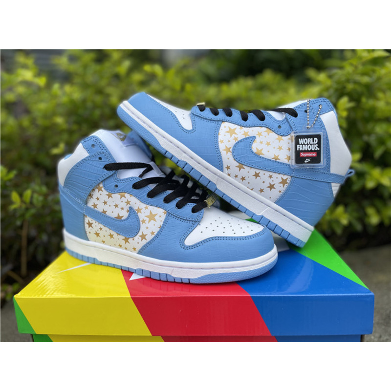 Sup*e x dunk high pro sb "blue 307385 141 sneakers men women