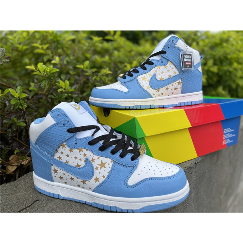 Sup*e x dunk high pro sb "blue 307385 141 sneakers men women