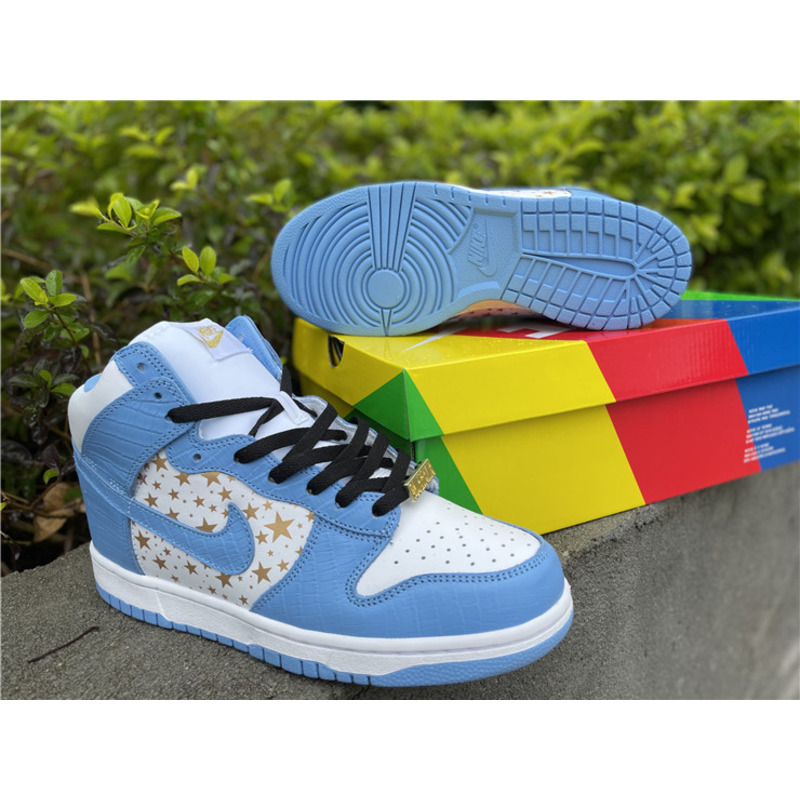 Sup*e x dunk high pro sb "blue 307385 141 sneakers men women